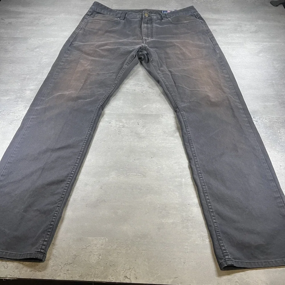 Vineyard Vines Pants Men  34x31 Black Faded 5‎ Pocket Preppy Old Money Rustic